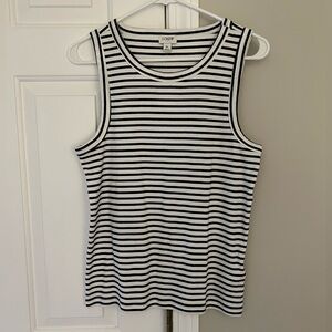 J.Crew Factory Women’s Striped Ribbed Tank Top (Size XL)